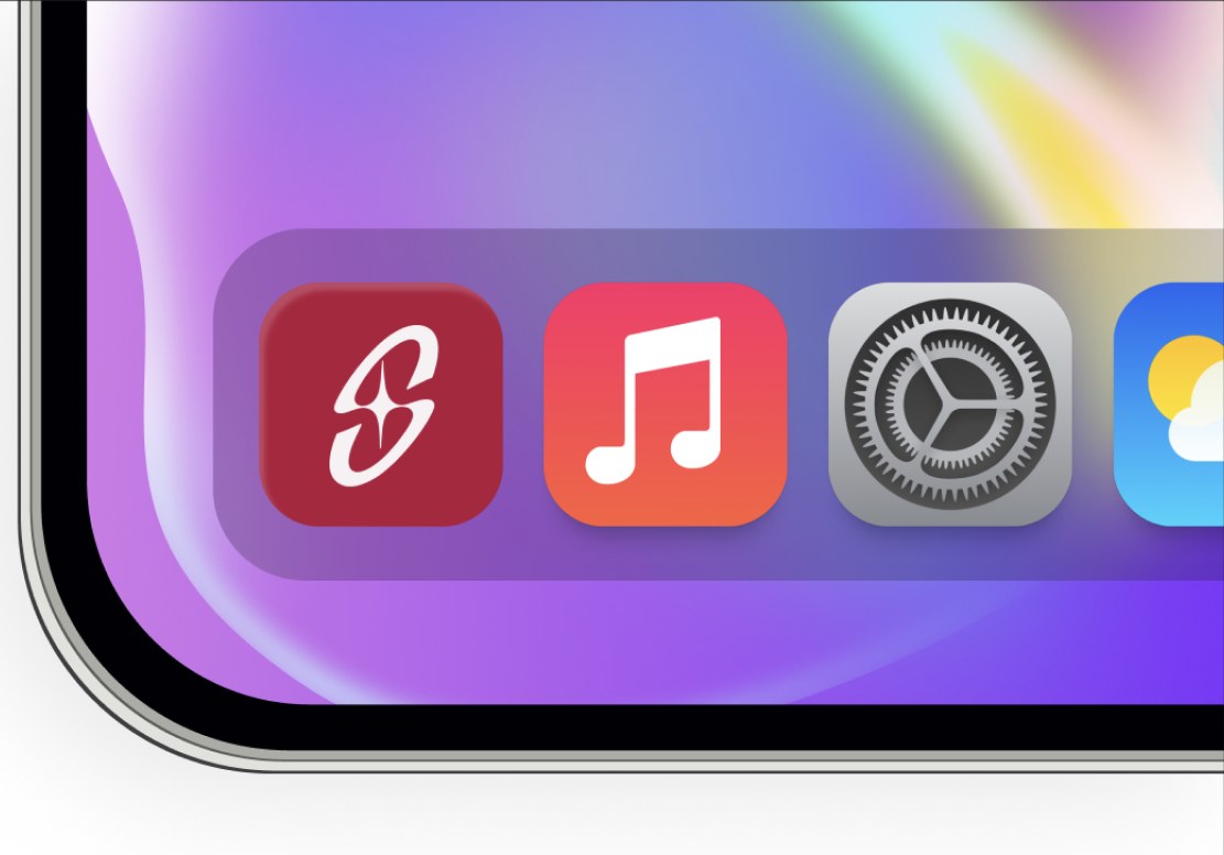 Icône de l'application sur un écran de téléphone